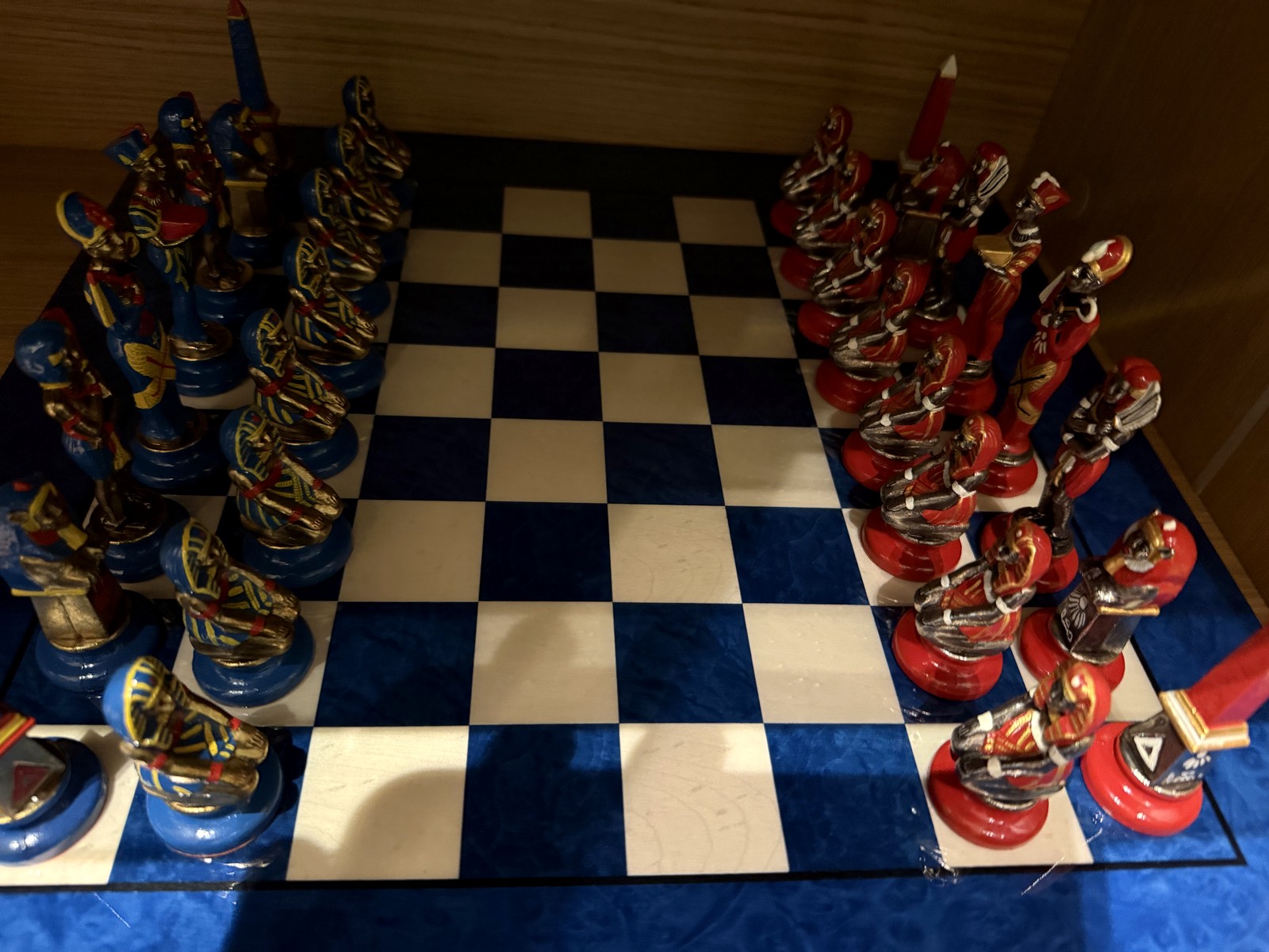 Jeu d'échecs thématique Égypte