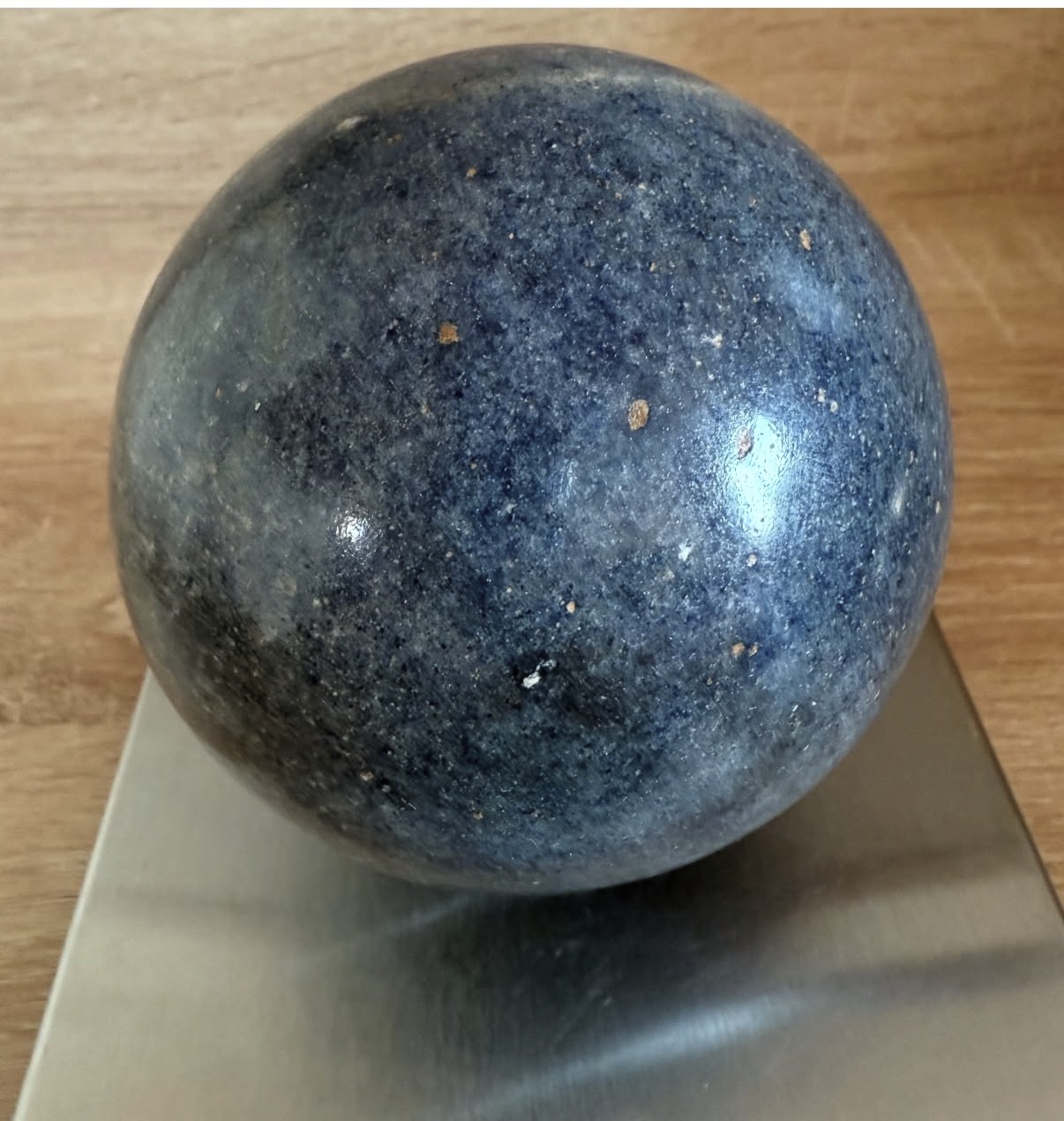 Sphère de Lazulite Bleue
