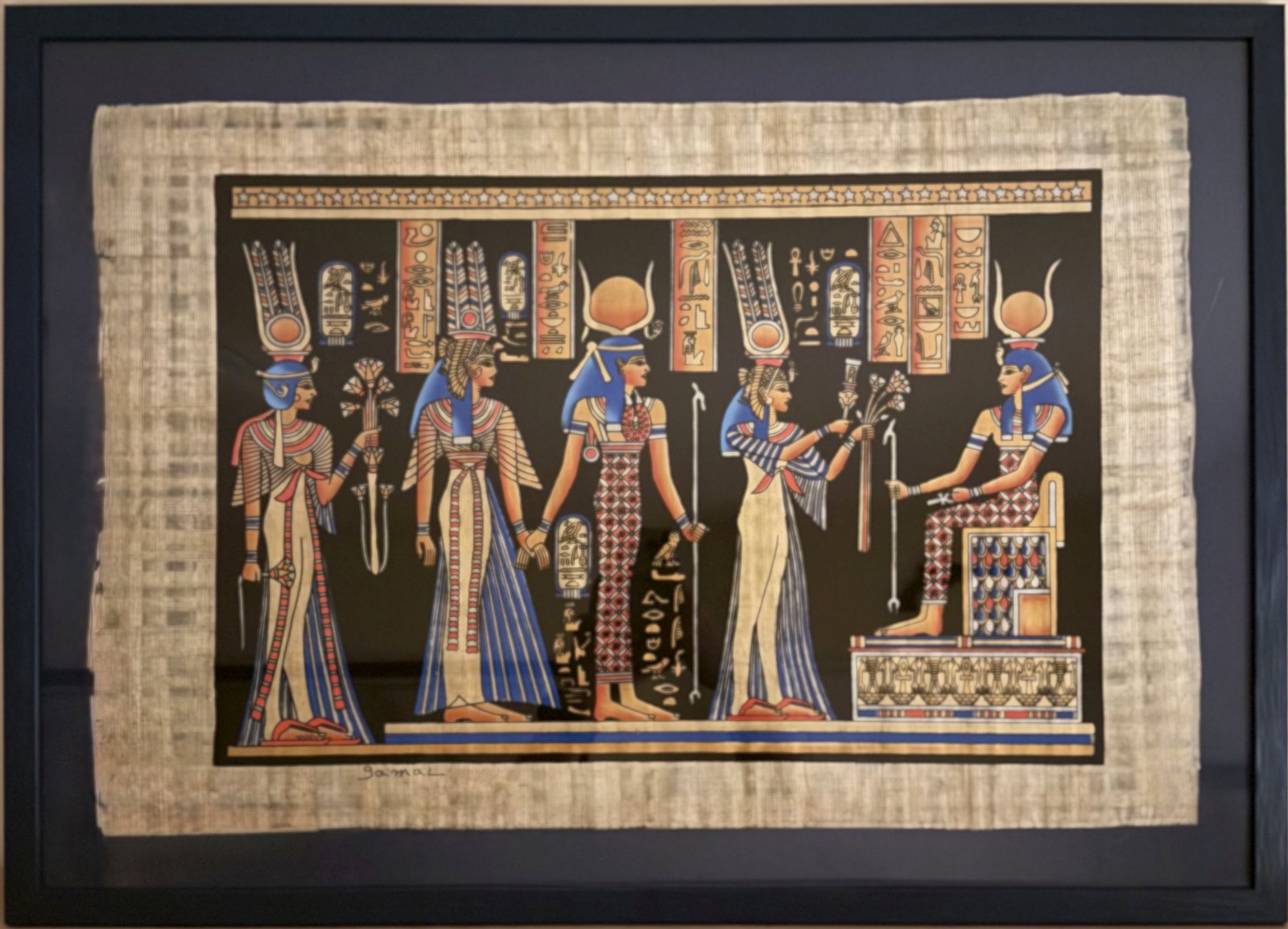 Papyrus · Cortège d'Isis