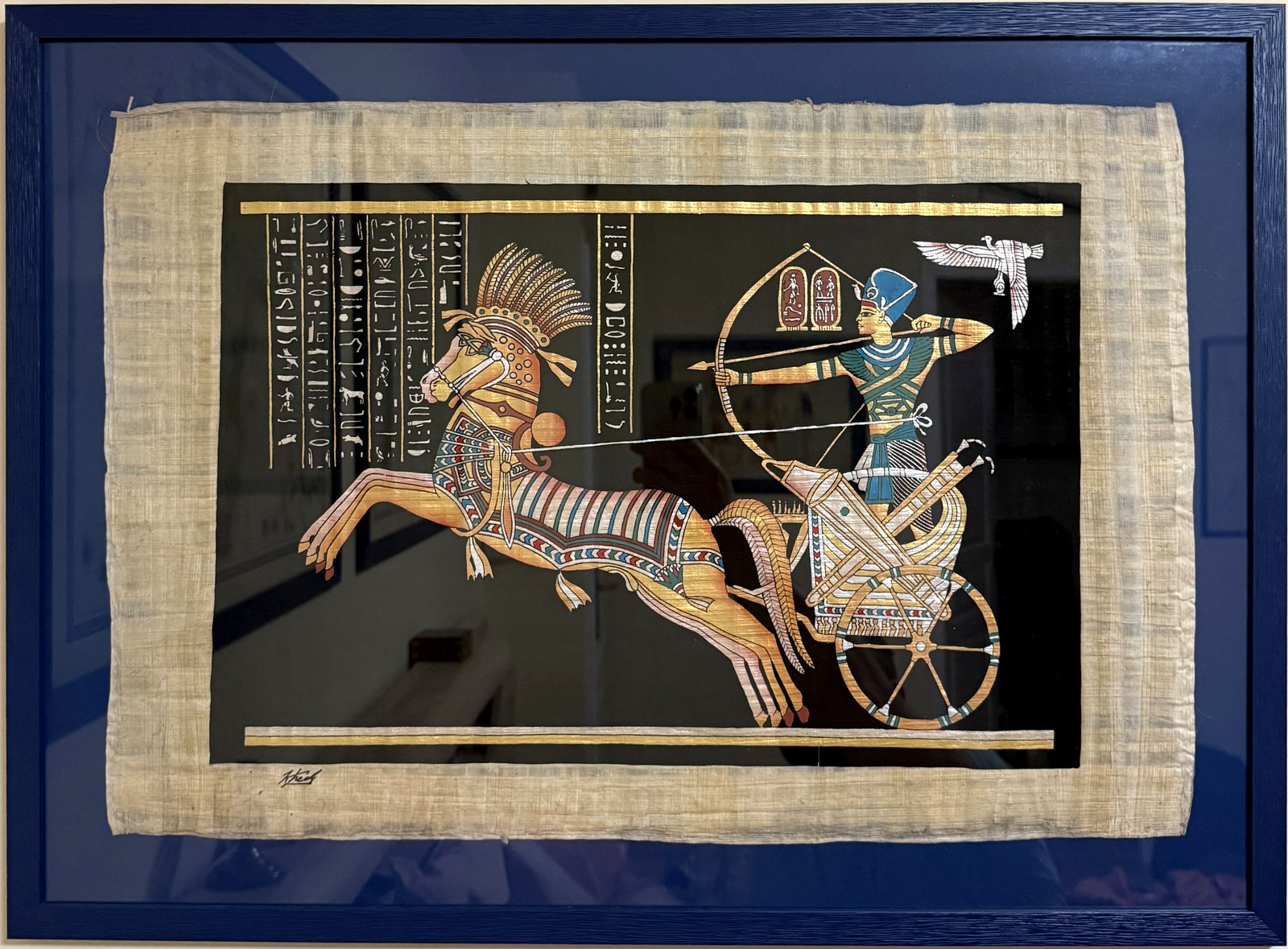 Papyrus · Ramsès II à la bataille de Qadesh